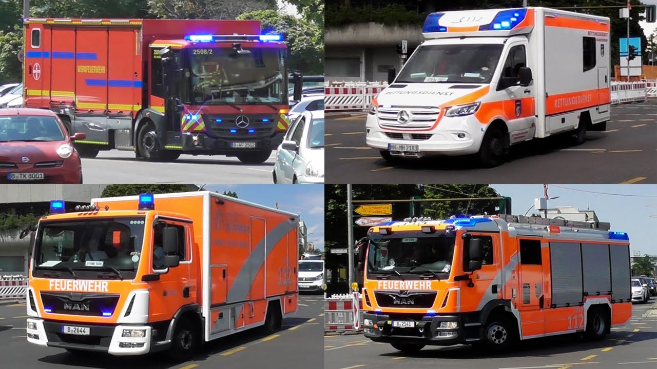 Hitzeperiode im Berliner Wedding│Einsatz für WF 2508 - Bayer AG, Berliner Feuerwehr und Bundeswehr
