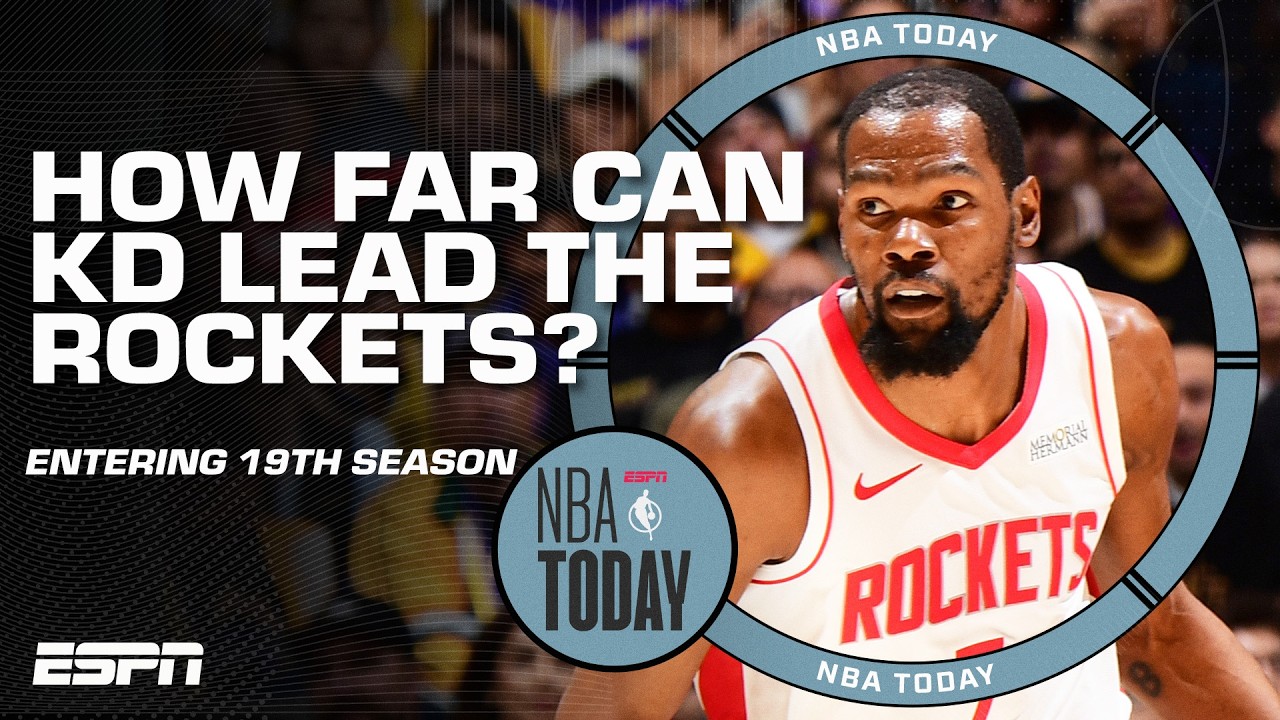 EVALUATING Kevin Durant's 19th season, Houston Rockets' realistic ceiling 🚀 | NBA Today