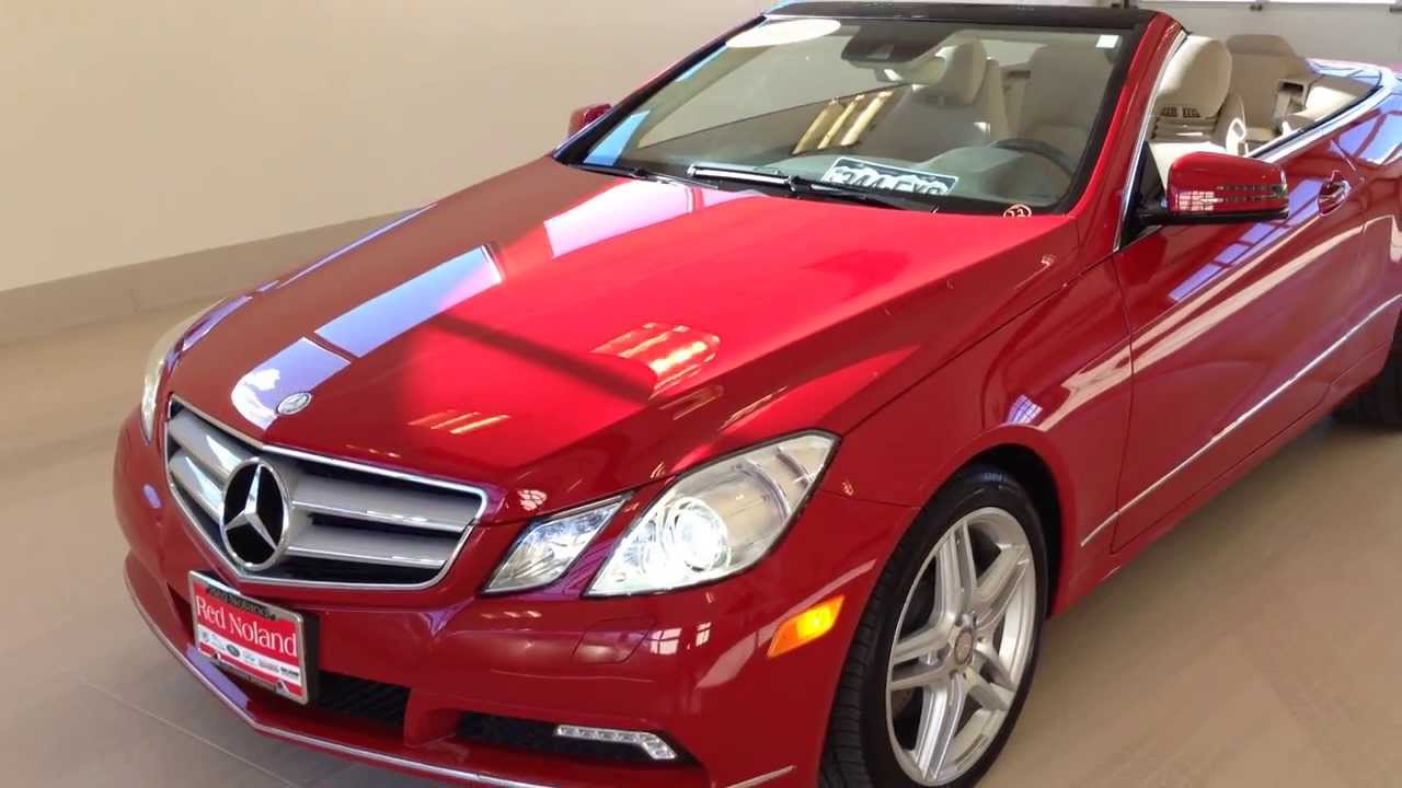 2011 Mercedes E-Class E350 Convertible At The Red Noland Pre Owned Center