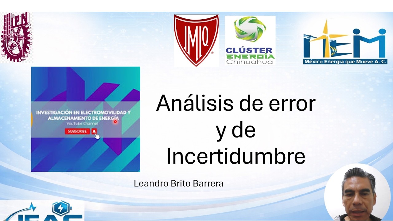Tem. 8 Cap. 4 Análisis de error y de Incertidumbre.