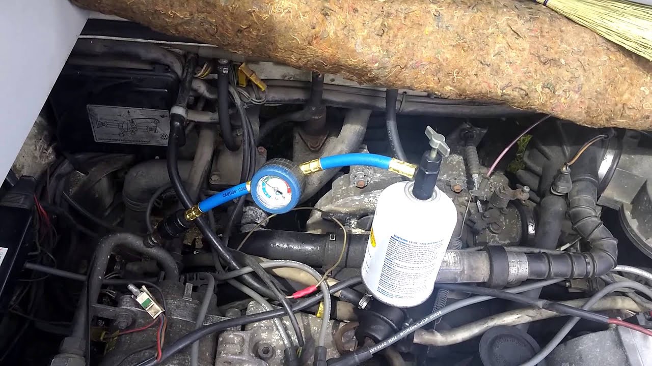Simple Vanagon Air Conditioning System Recharge