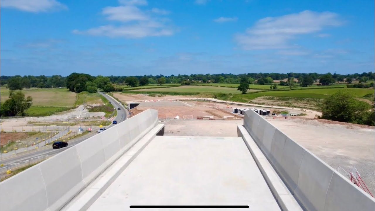 HS2 Lavender hall Lane near Balsall Common 18th May 2025