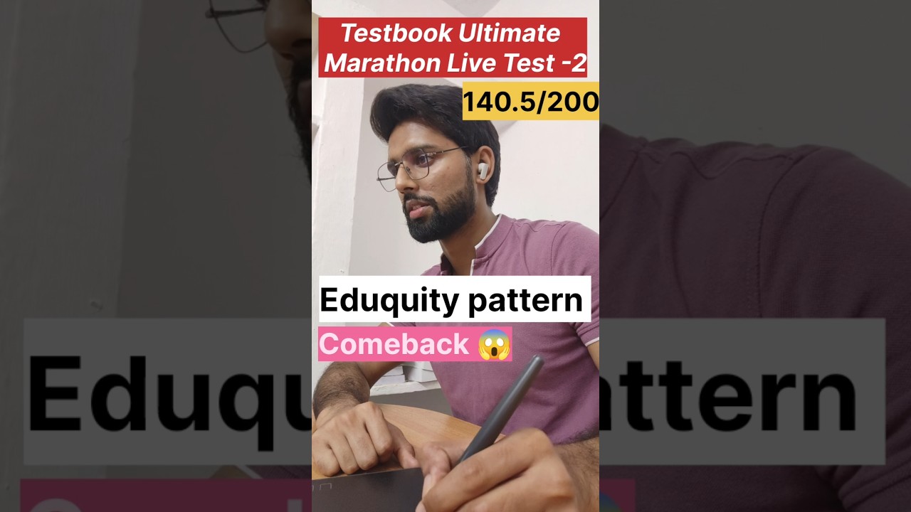 All India SSC CGL Tier 1: Ultimate Marathon Live Test-2| Eduquity Pattern| 