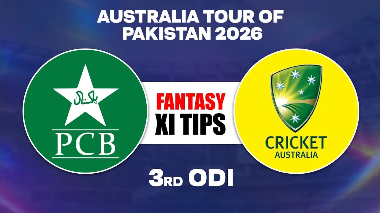 PAK vs AUS 3rd ODI Dream11 Prediction 2026 | Pakistan vs Australia Playing XI | Fantasy Team Today