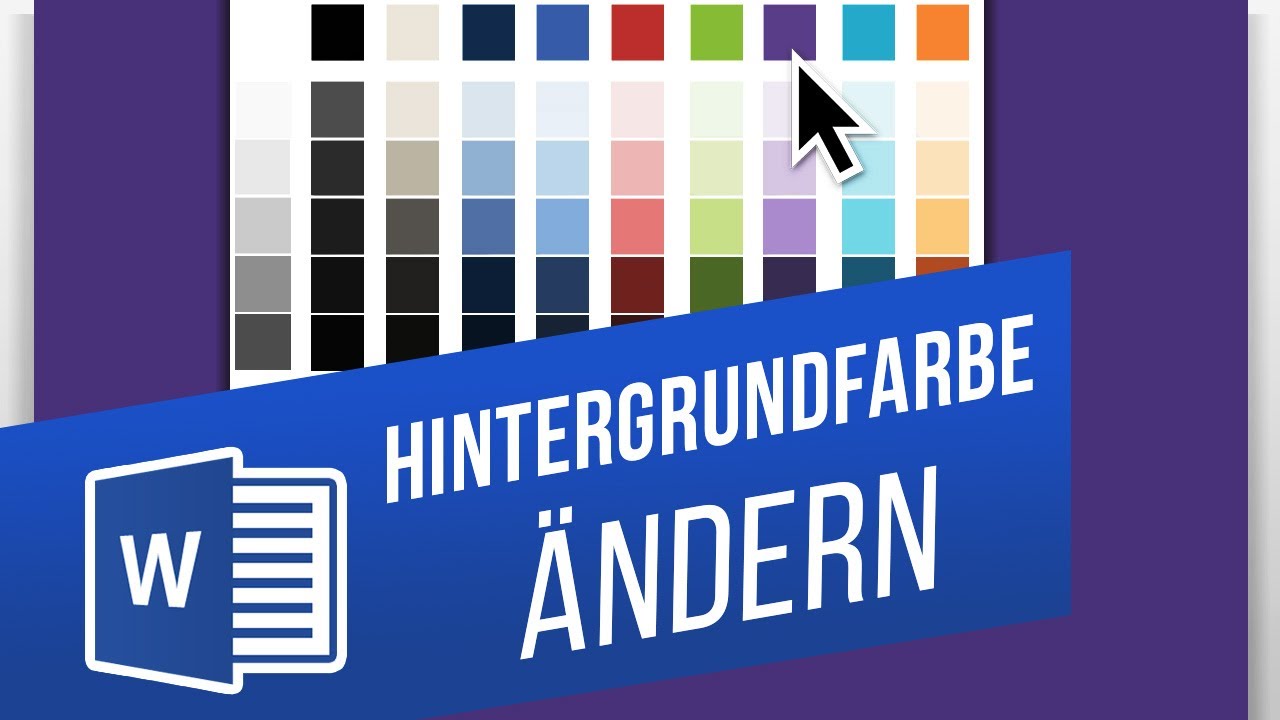 Hintergrundfarbe im Word-Dokument &auml;ndern | Hintergrundbild in Word einf&uuml;gen