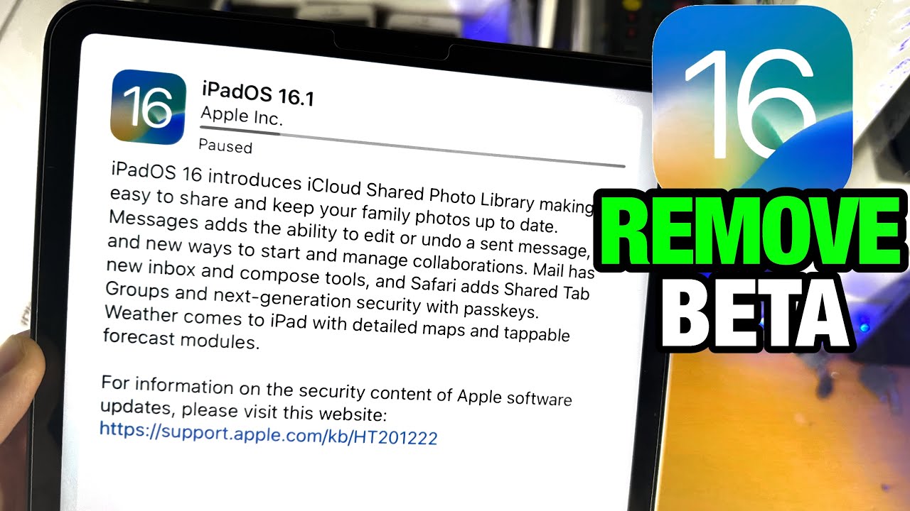How To REMOVE iPadOS Beta - Uninstall/Delete iPadOS Profile & Install iPadOS OFFICIAL!