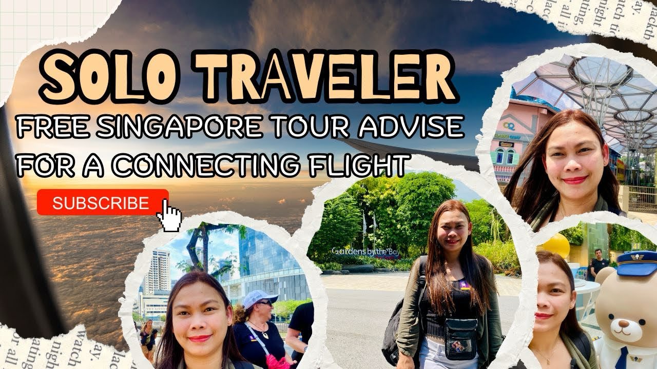 ✈️ Free Singapore tour Part 1 for transit passengers #travel 