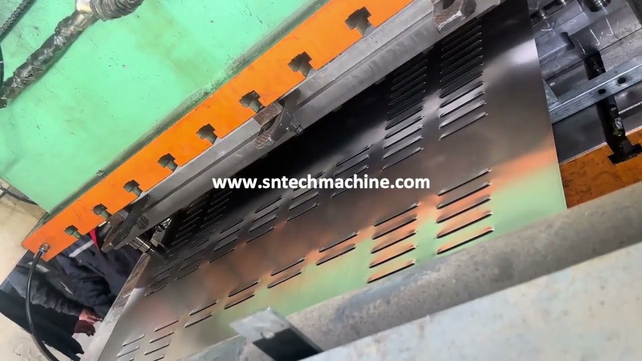 Máquina de Perfuração de Metal Tipo Plano Utilizada para Perfurar Chapas de Aço Inoxidável