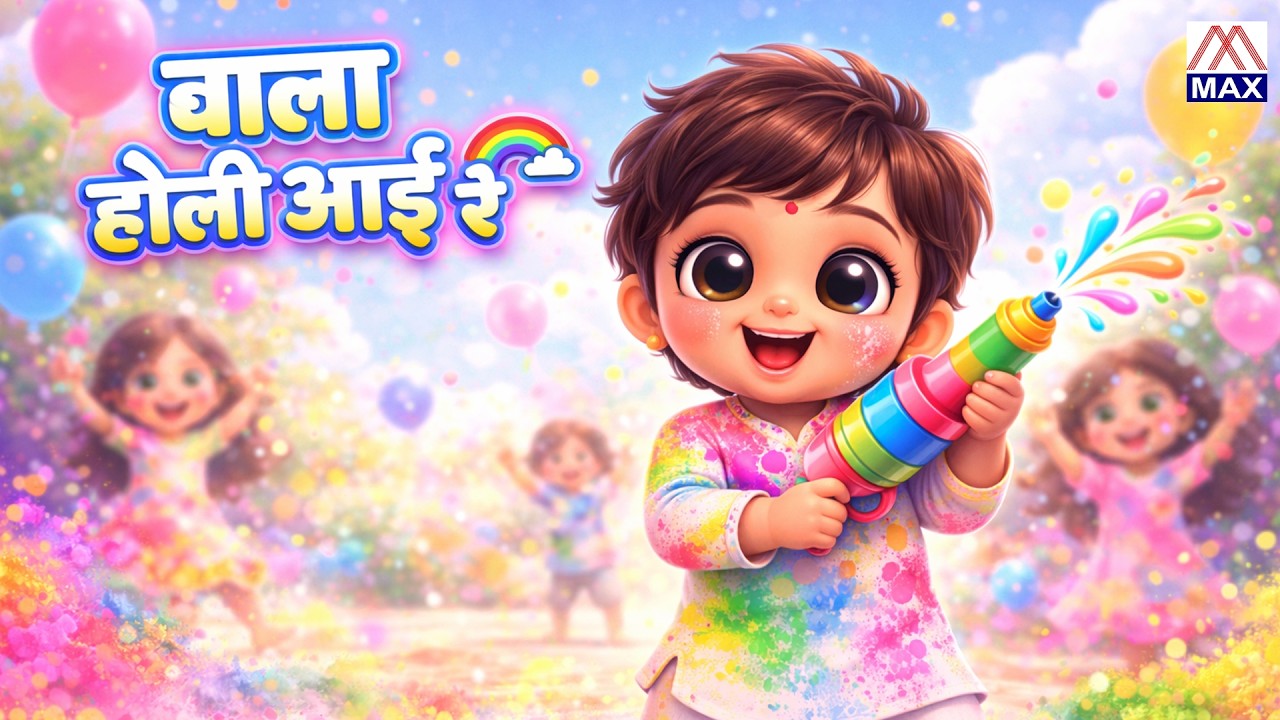बाला होली आई रे # Bala Holi Aai Re # Hindi English Kids Songs & Nursery Rhymes