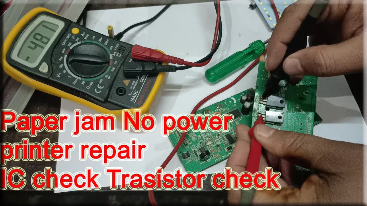 Epson Logic card repair | No Power | blank paper | Paper jaam | printer kaise thik kre