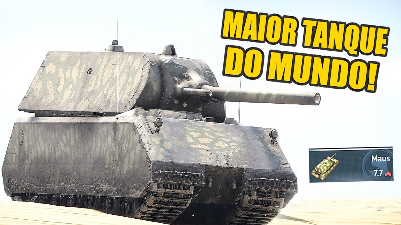 O dia Que a Alemanha Construiu O Maior TANQUE DO MUNDO! - Warthunder PT - BR