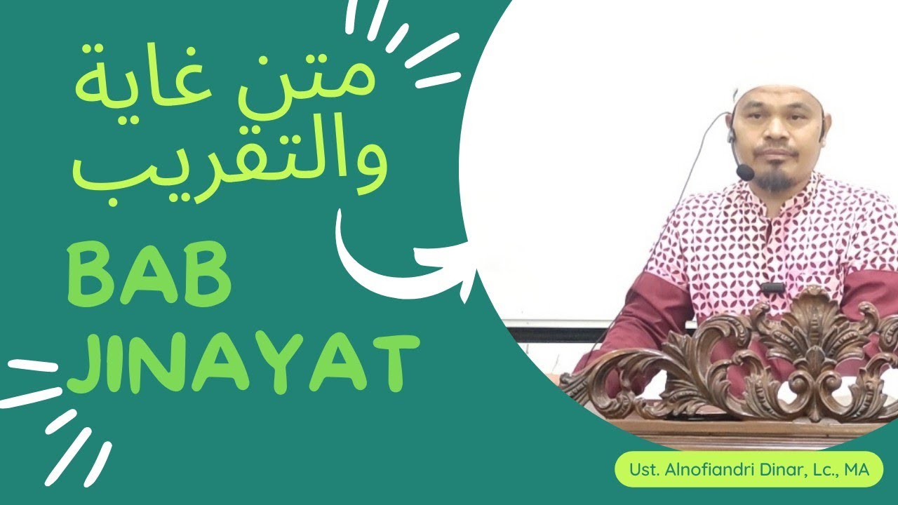 FIQIH JINAYAT!!! SYARAT DAN KETENTUAN HUKUM BUNUH MEMBUNUH...