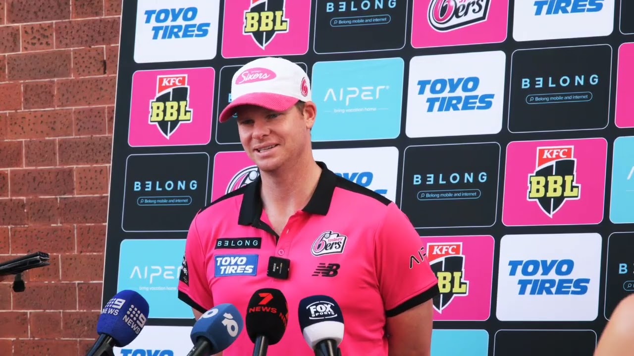 Steve Smith Media Talk Ahead of Sydney Sixers Remainder | BBL 