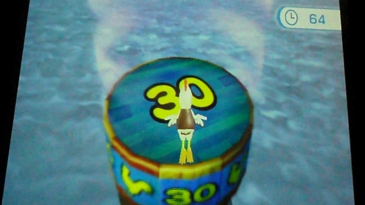Wii Fit Plus Bird's Eye Bulls Eye Beginner, 245. World Record?