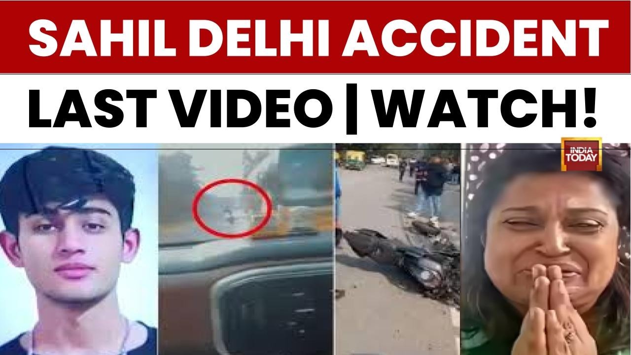 Delhi Road Horror: Video Shows Speeding SUV Hitting Biker While Teen Driver Filmed Reel |India Today