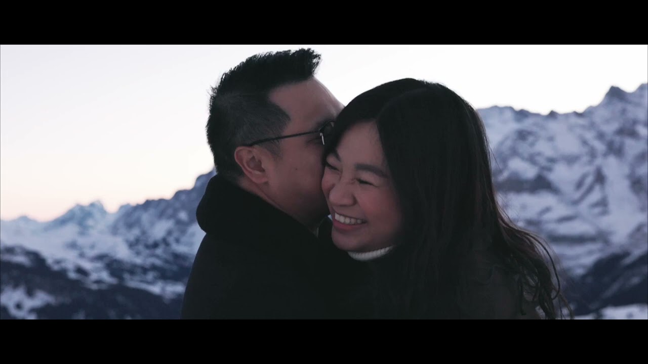 Story Of Your Day | A stunning mountain proposal in the Swiss Alps