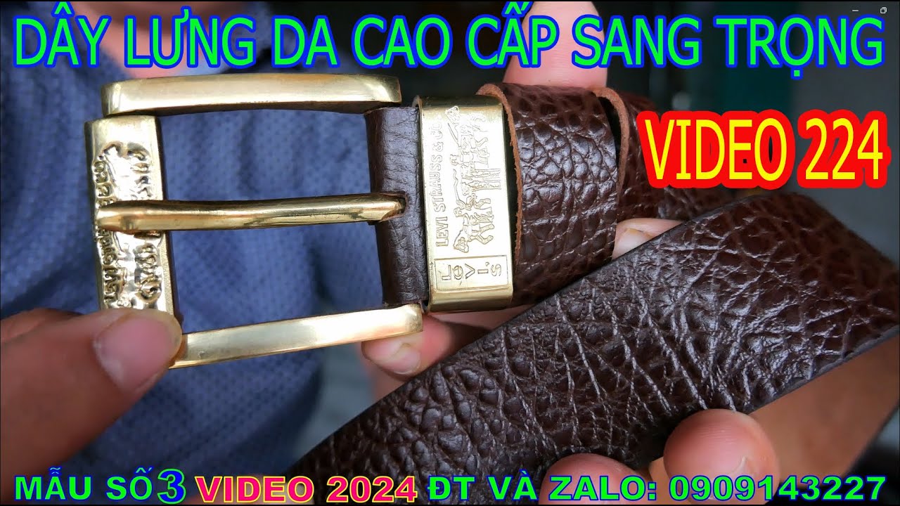 CÁC LOẠI DÂY LƯNG DA CAO CẤP SANG TRỌNG DÀNH CHO NAM GIỚI