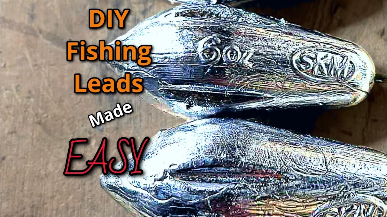 FISHING LEADS made EASY - DIY make your own leads #seafishinguk #seafishing #fishingleads