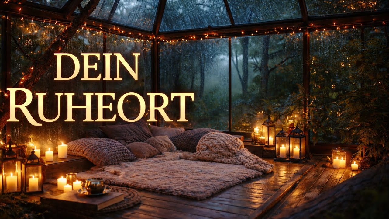 🌧️ DEIN RUHEORT – Sanfter Regen im Waldzelt zum Einschlafen