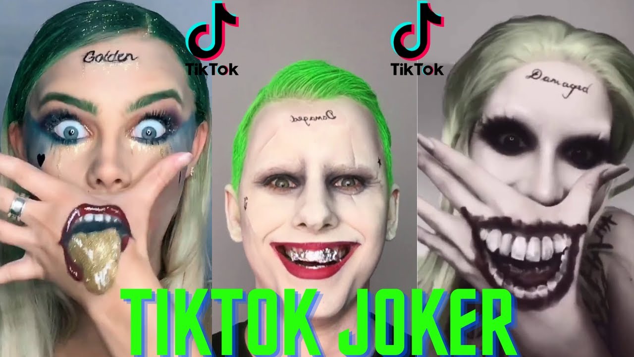 COMPILATION MAKEUP COSPLAY TIKTOK LE JOKER