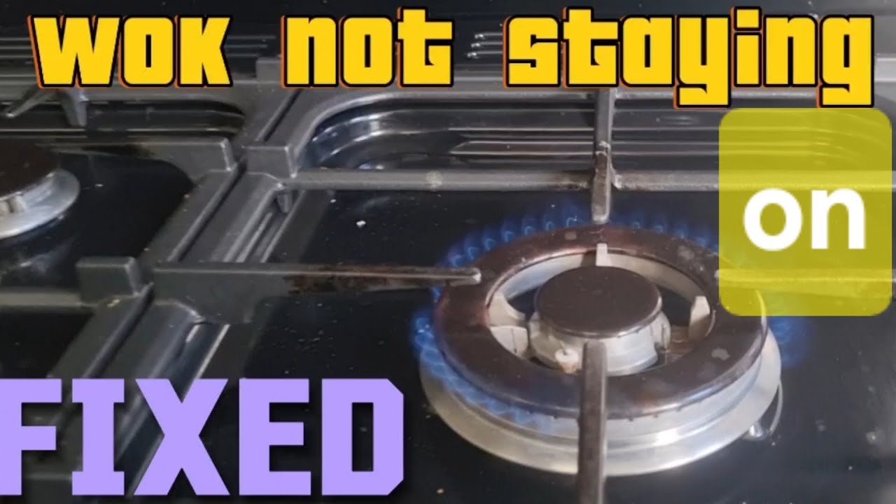 Rangemaster cooker Wok not staying on. Large cooker ring not staying on. It's not the thermocouple.