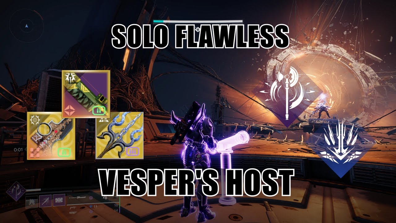 Solo Flawless Vesper's Host Dungeon - Vexcalibur / Winterbite  Prismatic Titan