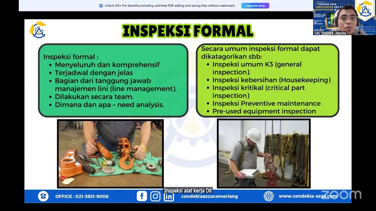 Training Ahli K3 Umum Pengawas K3 Migas - 10 Maret 2026 - Sesi Pagi