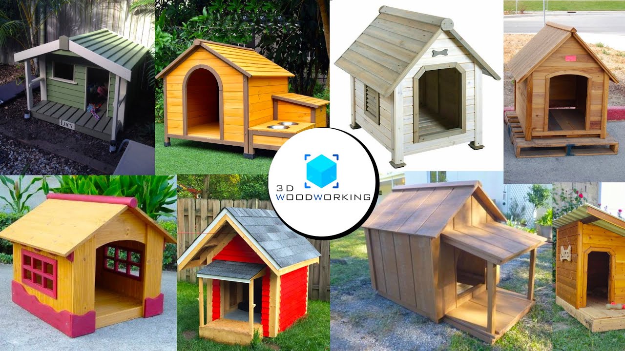 🐶Top 30 Dog House Designs | Woodworking DIY Projects You’ll Love! 🐕 #pets #petlovers #woodworking