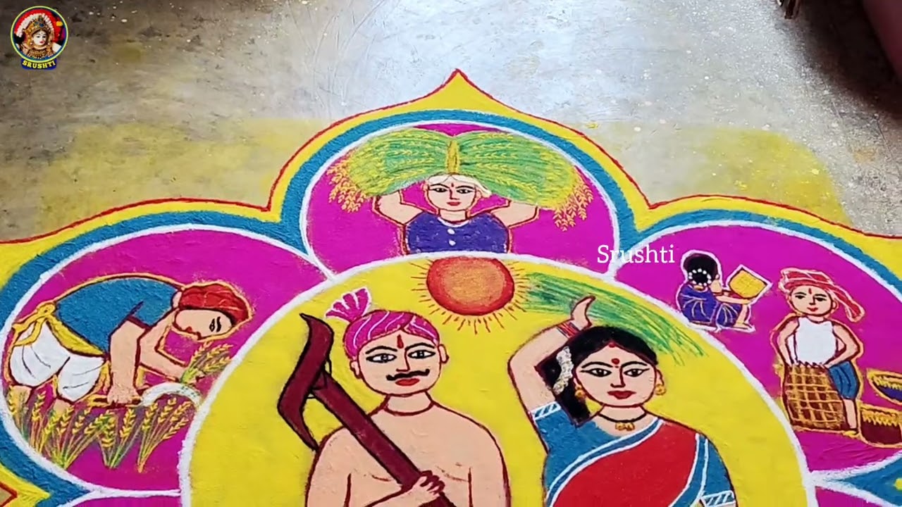 Unic Rangoli for Rangoli competition @srushti