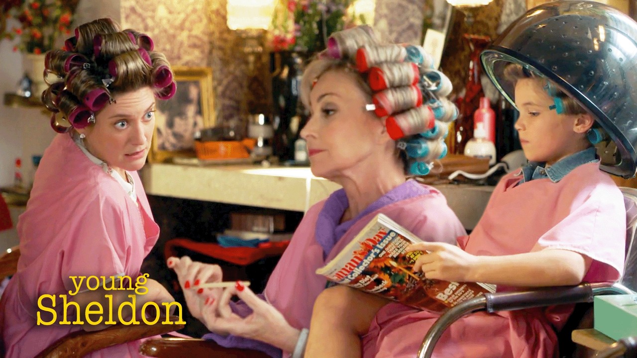 The Cooper Gals Have a Salon Day | Young Sheldon