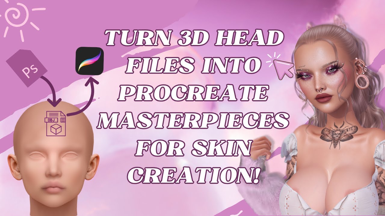 Transform 3D Heads into Stunning Procreate Skins
