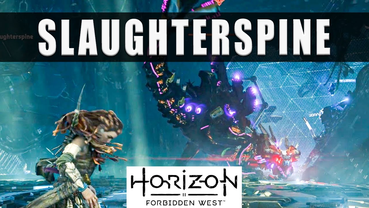 Horizon Forbidden West Kill the Slaughterspine, Gemeni - How to kill the Slaughterspine boss