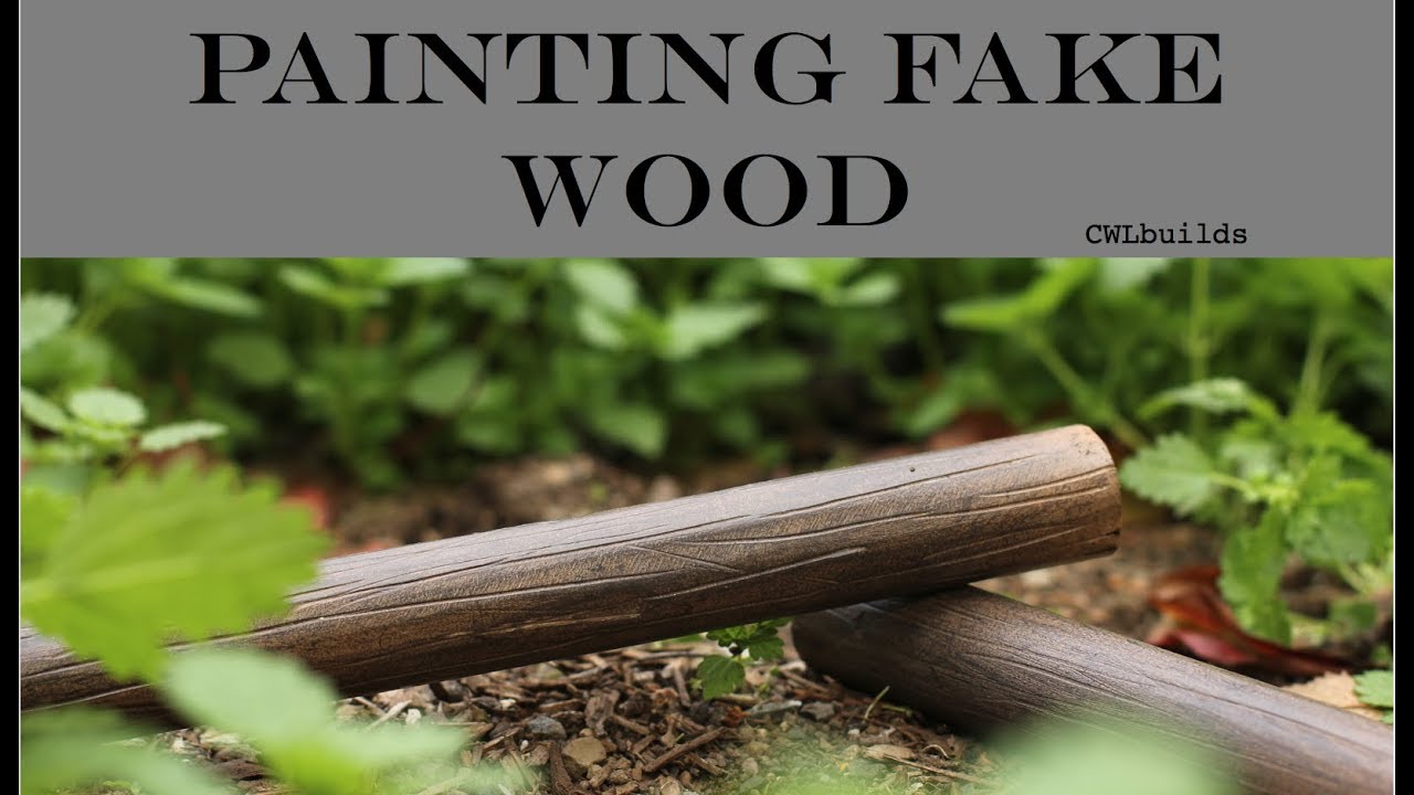 How to paint fake wood (PVC)