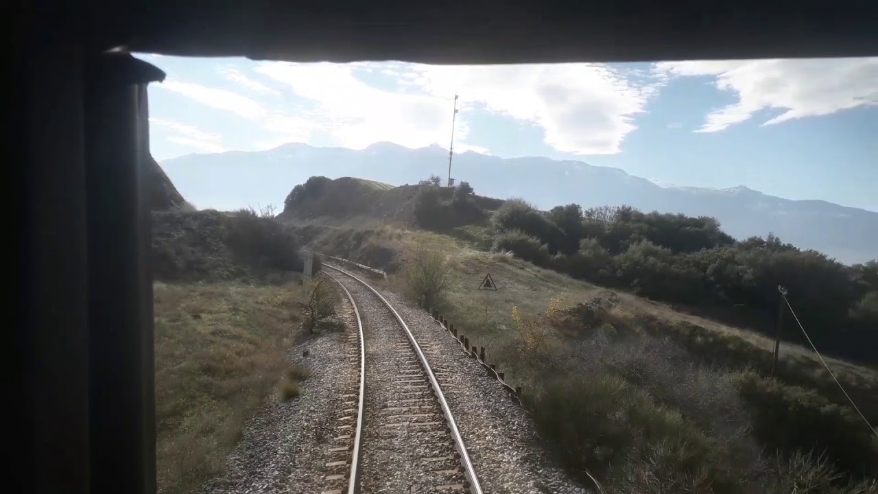 Traveling with train 884 Lianokladi to Agies