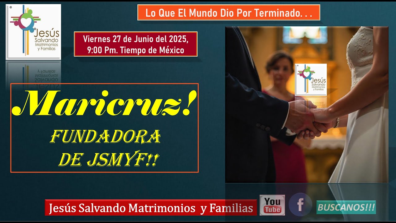 Testimonio De Restauración Matrimonial: Maricruz, Fundadora. De Las Primeras Restauraciones En JSMyF