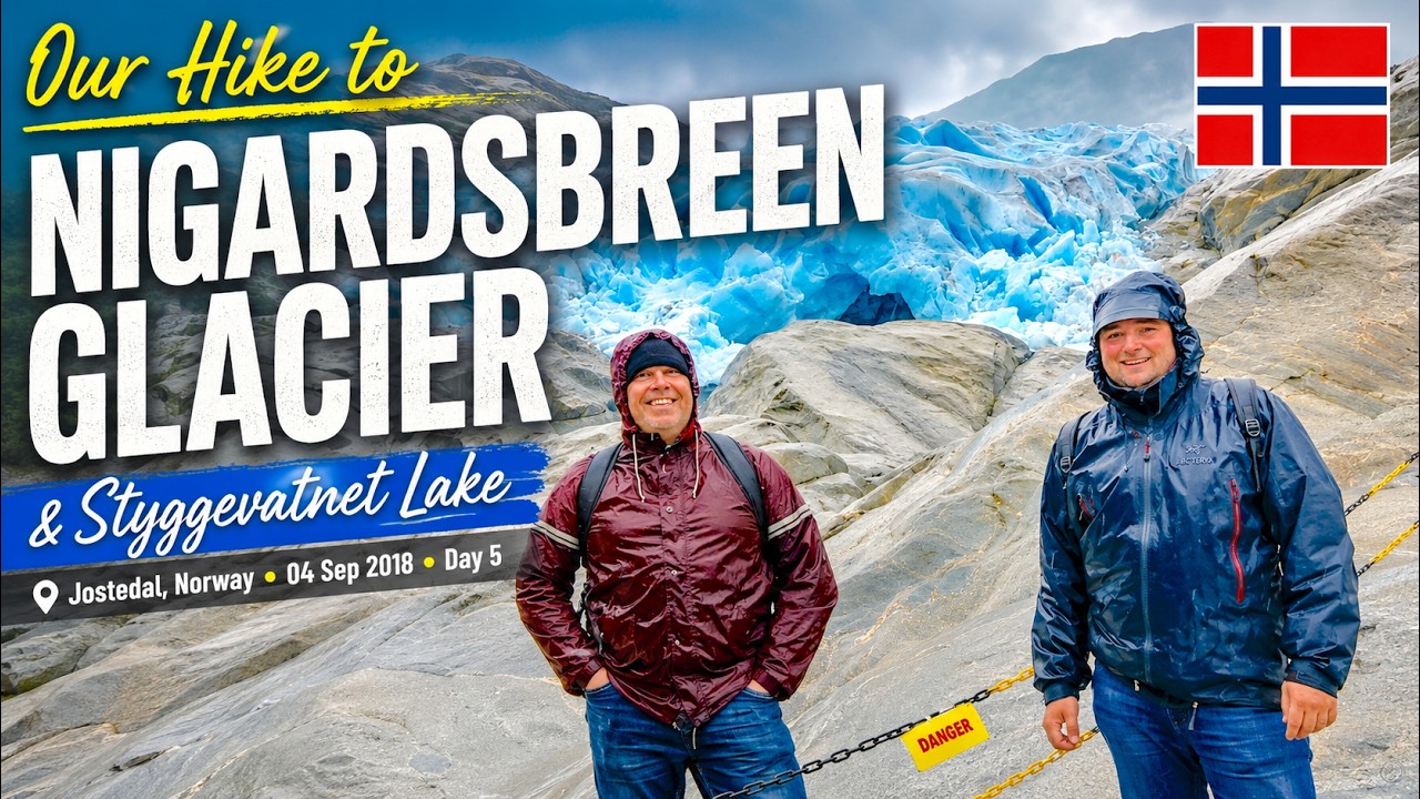 Our Hike to Nigardsbreen Glacier & Styggevatnet Lake Jostedal Norway 04 Sep 2018 Day 5