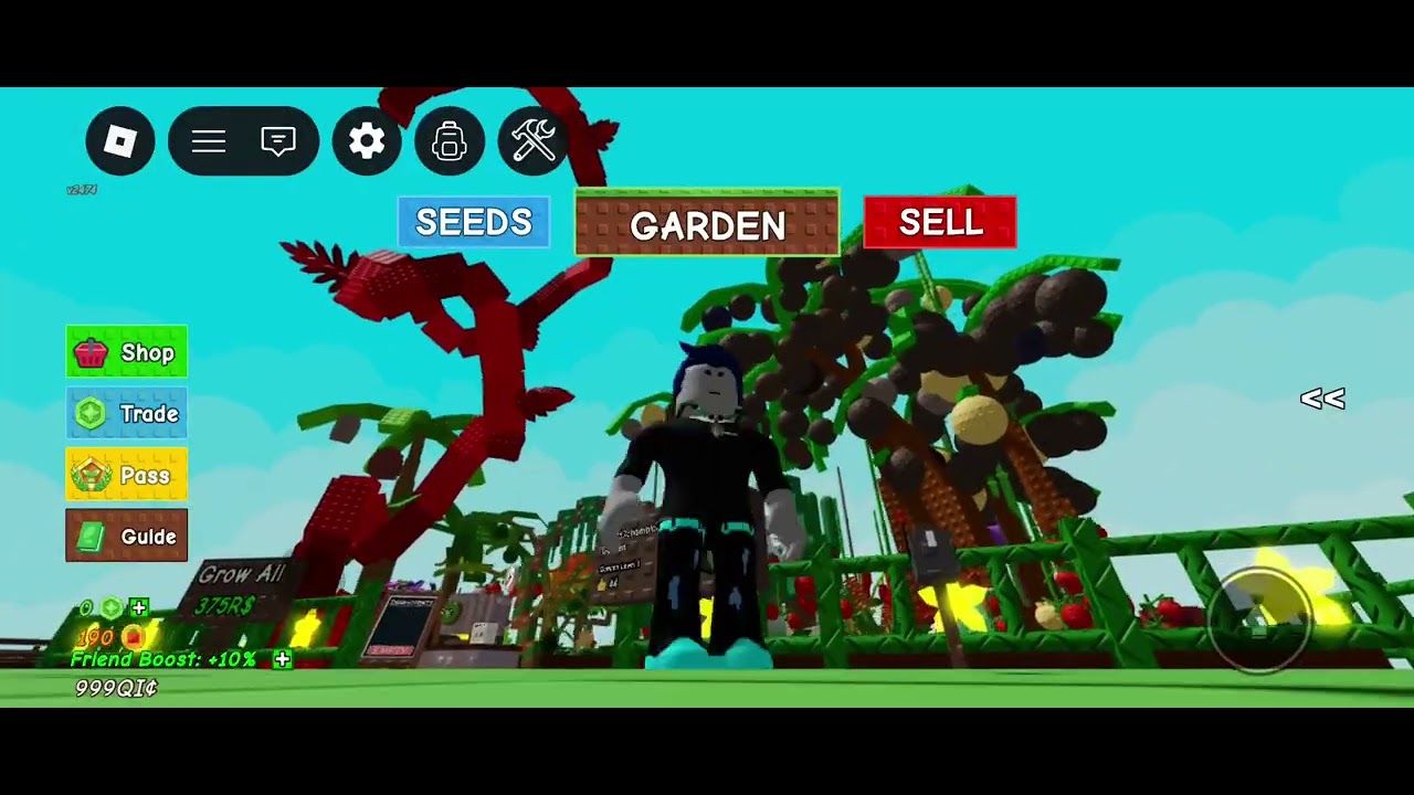 Grow a garden gaming