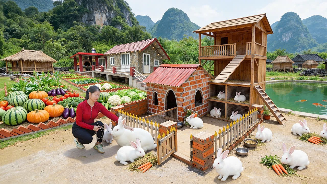 Raising Rabbits | Creative Brick Bunny House ($7,500)
