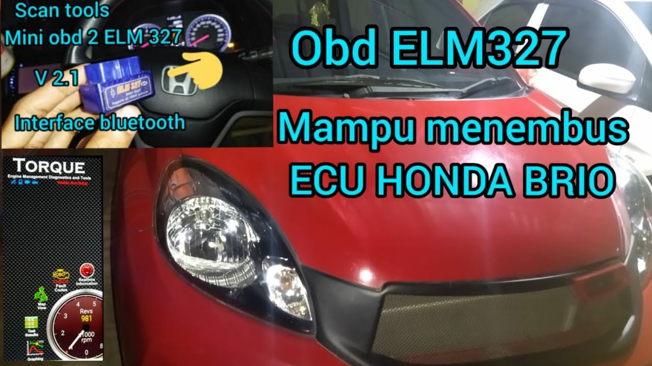 Scan MOBIL PAKE HP ANDROID SETTING SCANER OBD 2 ELM 327 BLUETOOTH. MAMPU MENEMBUS ECU HONDA BRIO