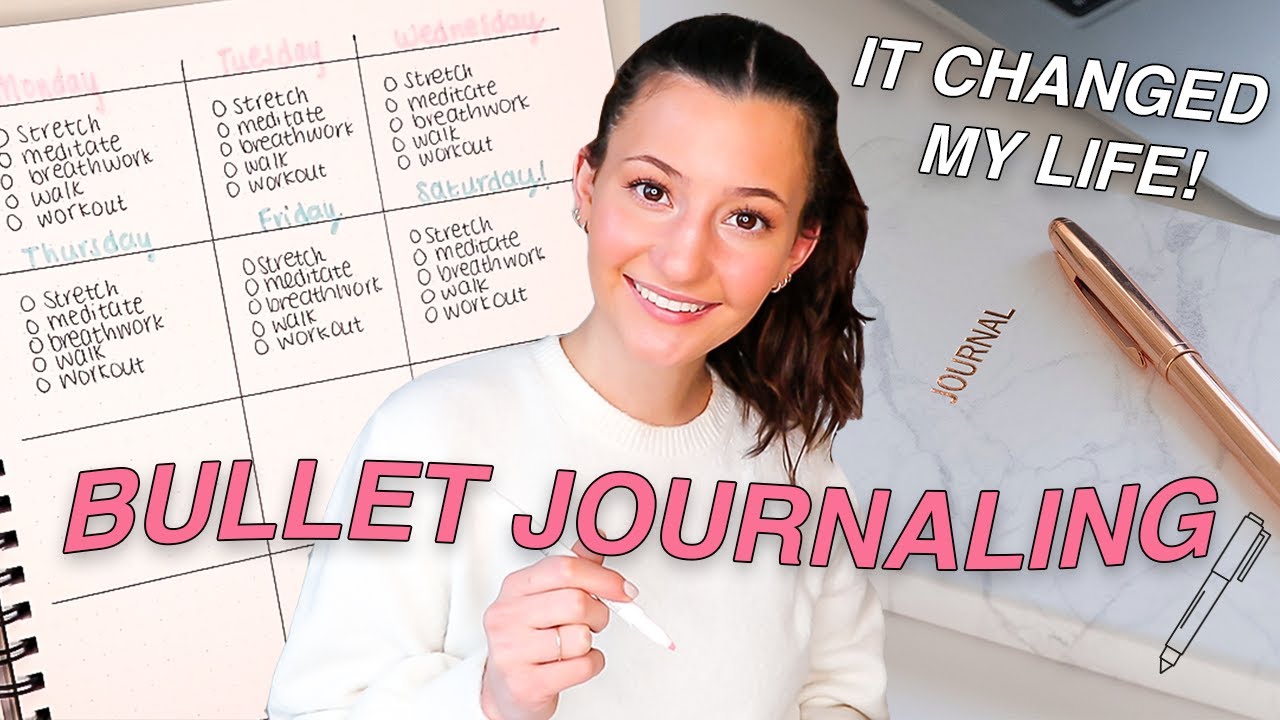Lazy Girl's NON-ARTISTIC Bullet Journal Setup for Habit Tracking