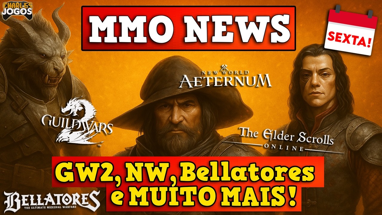 MMO NEWS #1: BELLATORES, GUILD WARS 2 A TODO VAPOR, NEW WORLD AINDA VIVE, NOVO MMO E MUITO MAIS! 📅