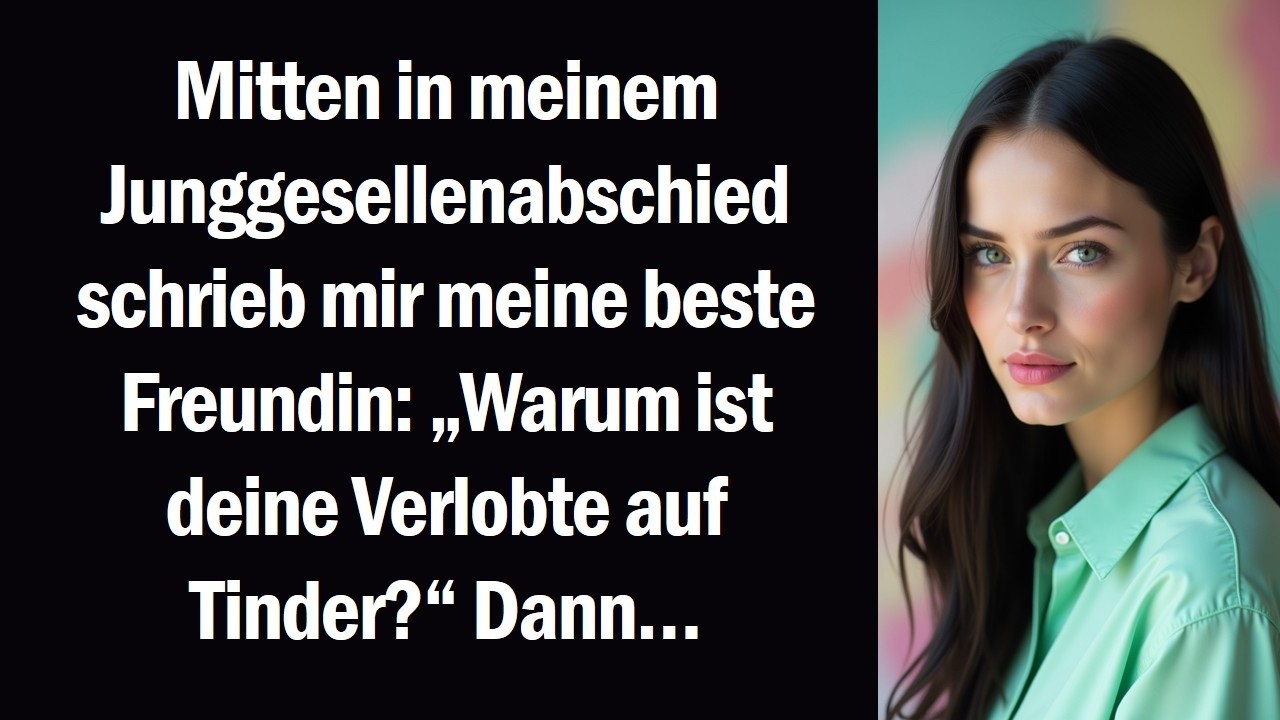 Mitten in meinem Junggesellenabschied schrieb mir meine beste Freundin „Warum ist deine Verlobte