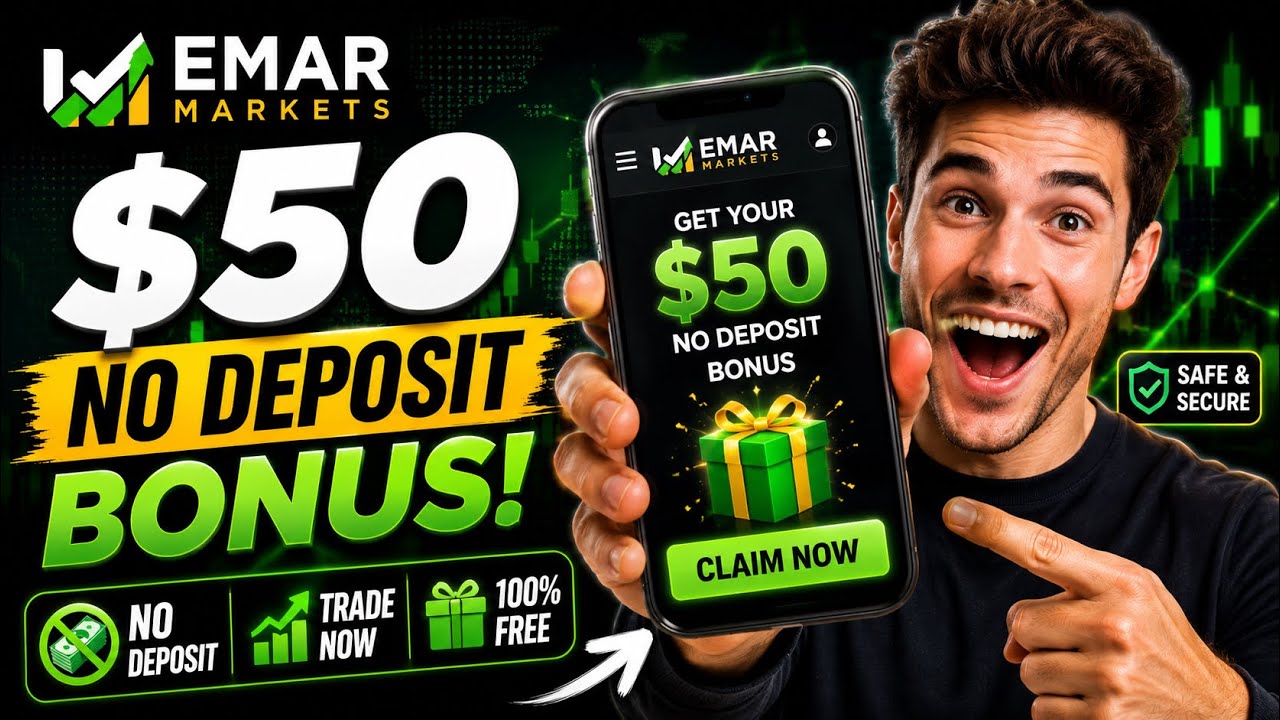 Emar Markets $50 No Deposit Bonus? | How the Offer Works & Full Tutorial