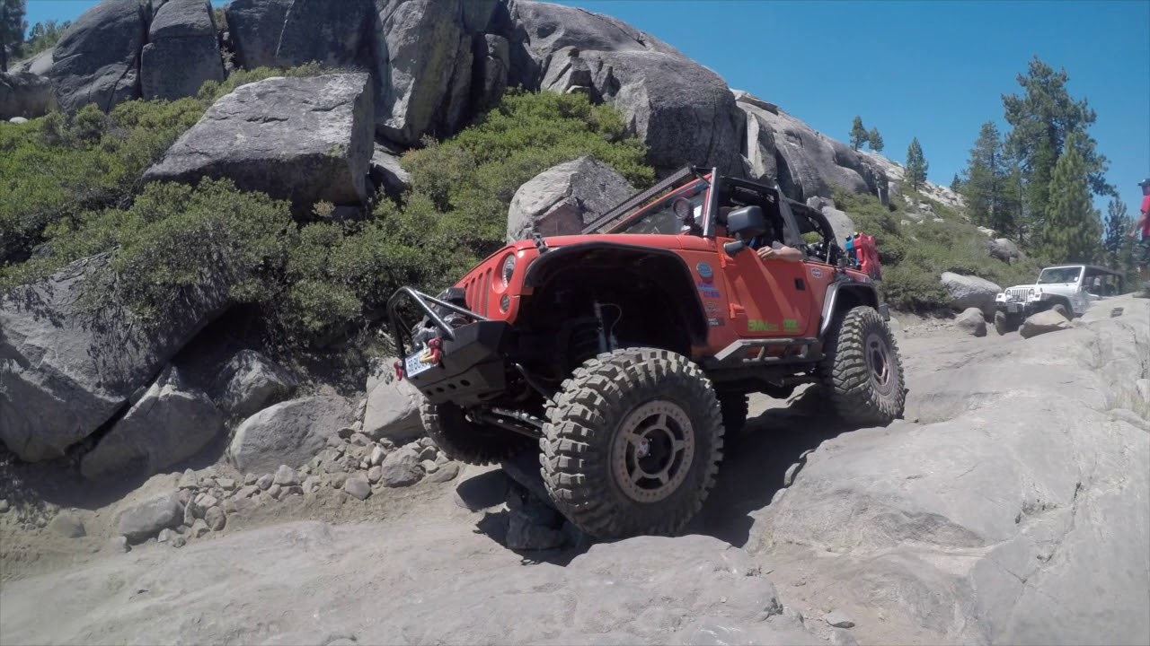 Electric Jeep JK Wrangler Rubicon Trail Run