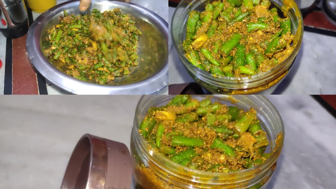 सिर्फ 10 मिनट में हरी मिर्च का चटपटा अचार बनाने की आसान विधि। Green chilli pickle। mirch ka achar