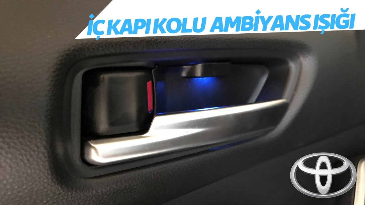 İç Kapı Kolu Ambiyans Aydınlatma Montajı Nasıl Yapılır? Toyota Corolla 2019-2023
