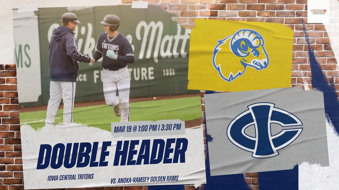 Iowa Central Baseball: Tritons vs Anoka-Ramsey Community College (Double) Thursday, March 19, 2026