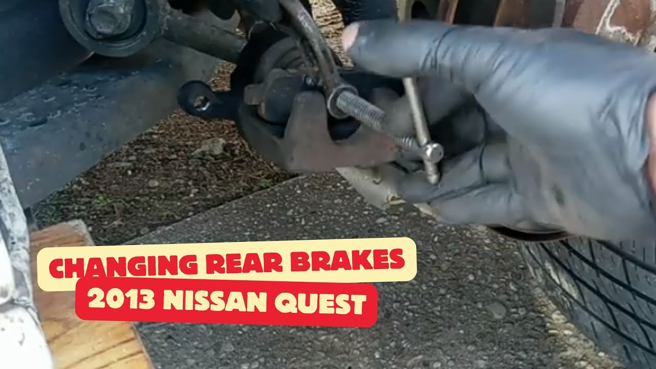Step by Step Guide: How to replace rear brakes on your nissan quest minivan