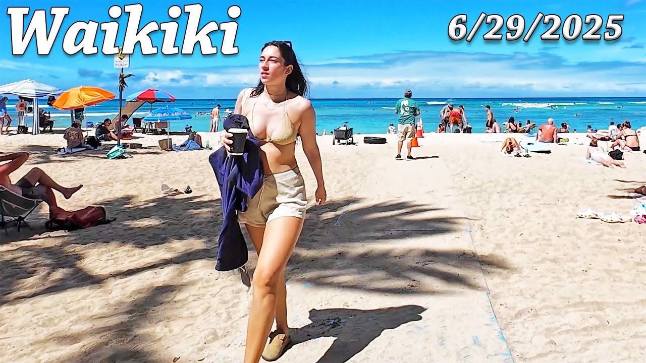 ☀️ This is WAIKIKI TODAY! ☀️  June 29, 2025 #hawaii #walkingtour #walking