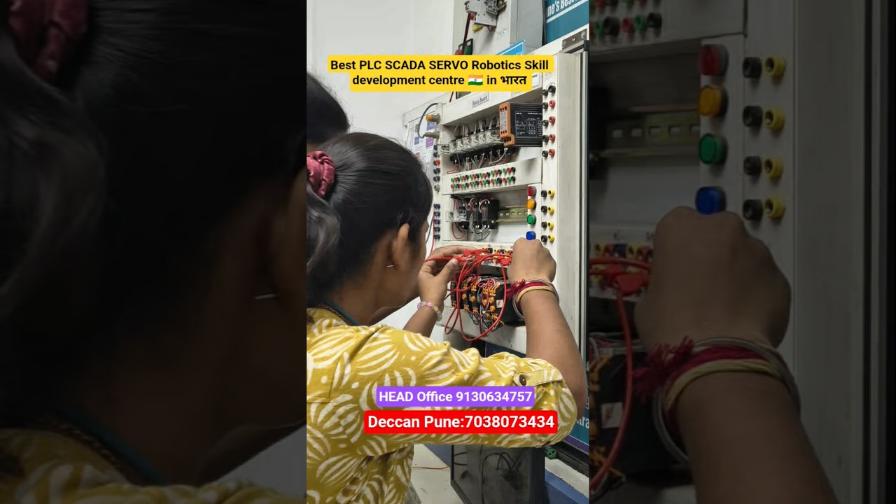 Best PLC SCADA SERVO Robotics Training in the Pune